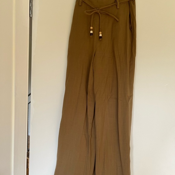 Petite Studio Brown Wide-Leg Pants - Picture 1 of 4